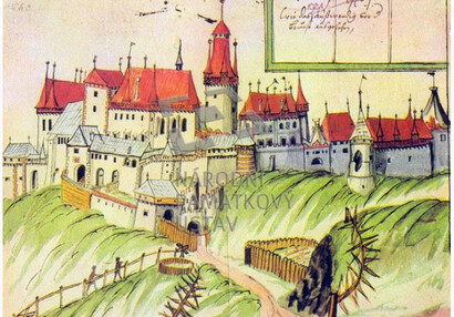 Křivoklát před požárem v roce 1643